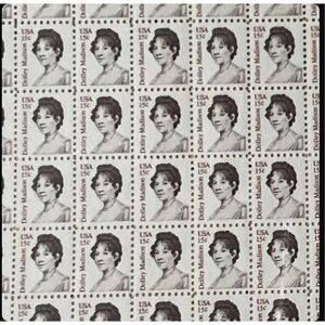 MNH Dolly Madison Sheet of 150 15c Stamps Scott #1822